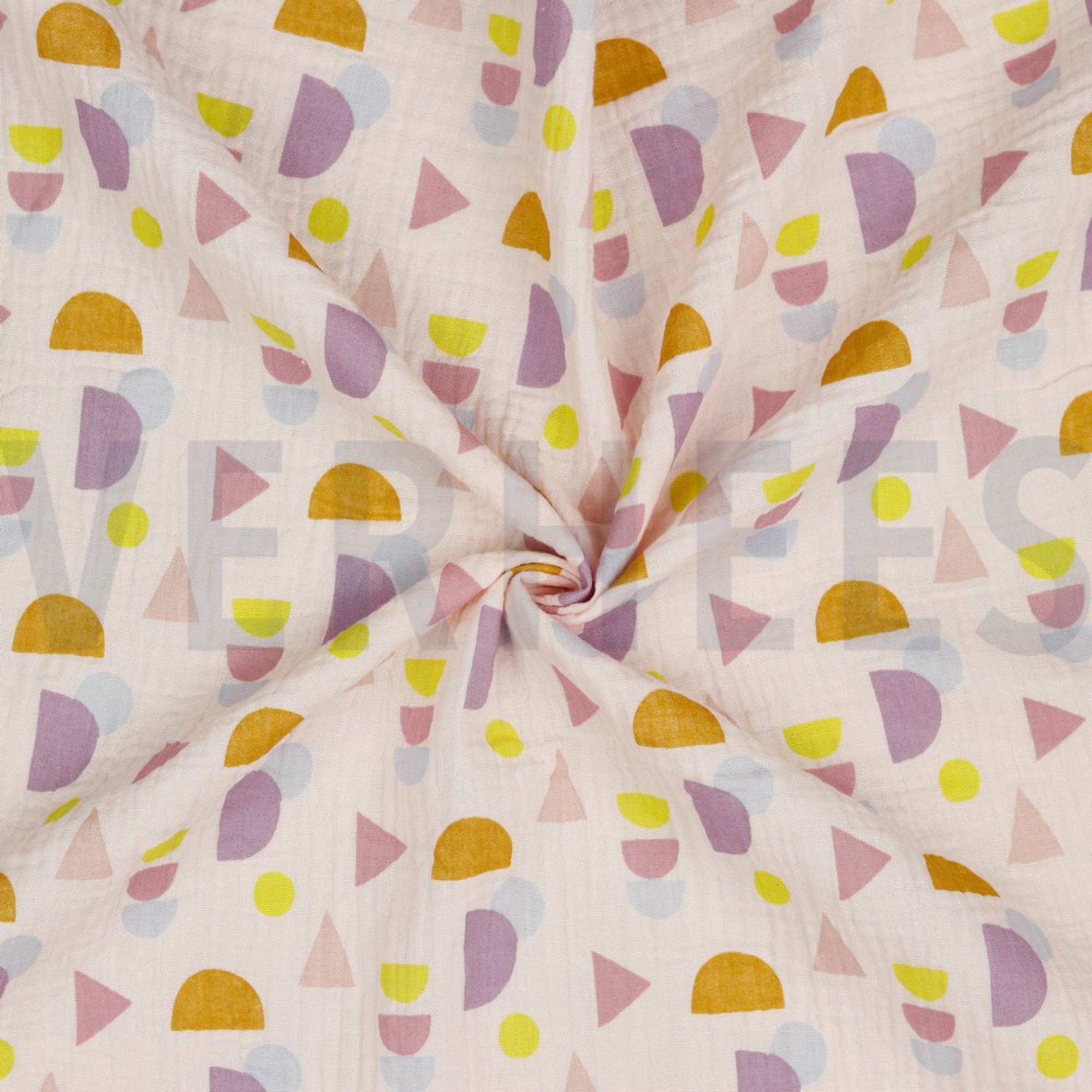 DOUBLE GAUZE GOTS DOTS LIGHT ROSE (high resolution) #2