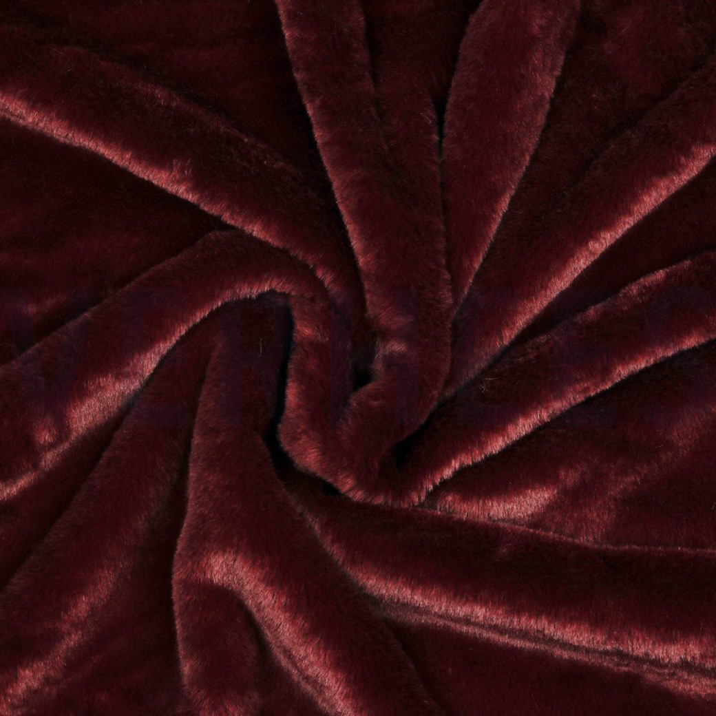 FAUX FUR BORDEAUX #2