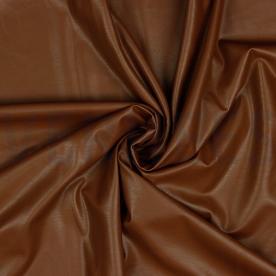 FAUX LEATHER SOFT STRETCH BROWN #7