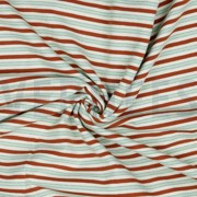 JERSEY STRIPES LUREX TERRA/SILVER (thumbnail) #2