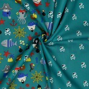 POPLIN PIRATES EMERALD (thumbnail) #2