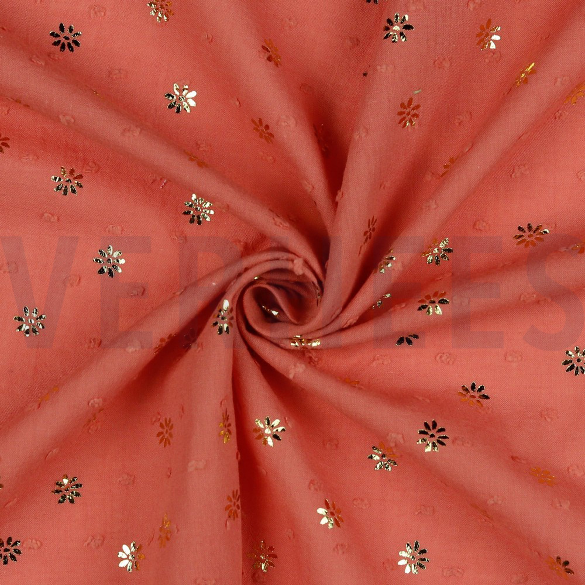 DOBBY FOIL DAISY CORAL (high resolution) #2