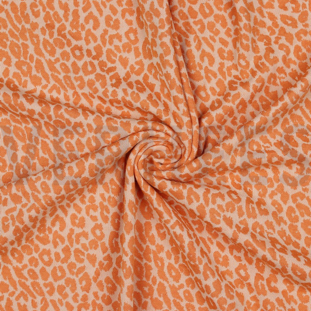JACQUARD ANIMAL SKIN LIGHT SALMON/CORAL #2
