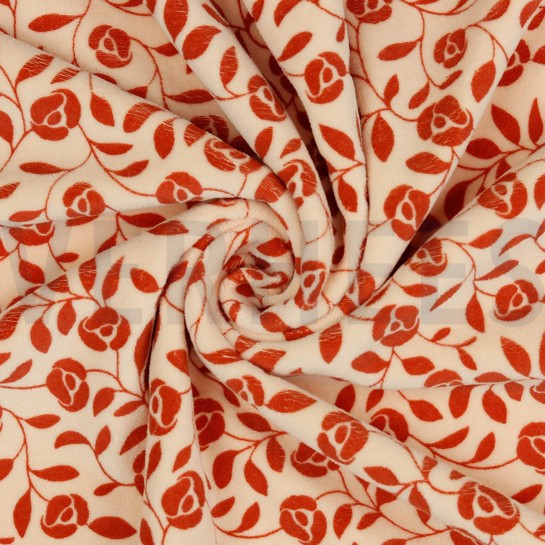 NICKY VELOURS BLOEMEN ZALM #7