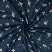 POPLIN DIGITAL ROBOTS NAVY (thumbnail) #2