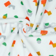 STRETCH TOWELING SHAPES WHITE (thumbnail) #2