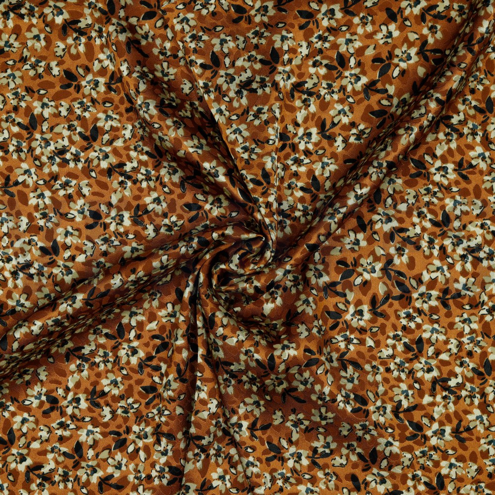 SATIN JACQUARD COGNAC (high resolution) #2