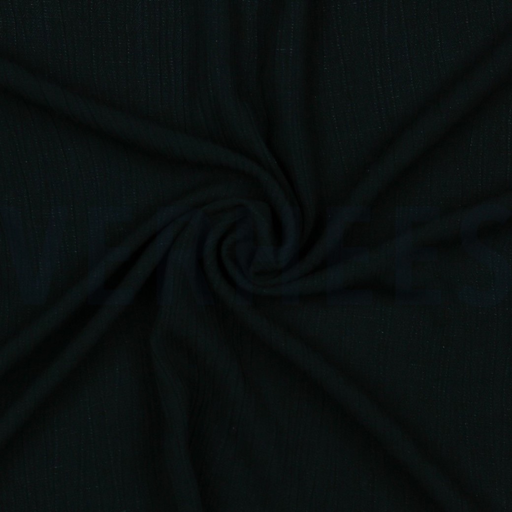 LINEN VISCOSE CRINKLE BLACK #2