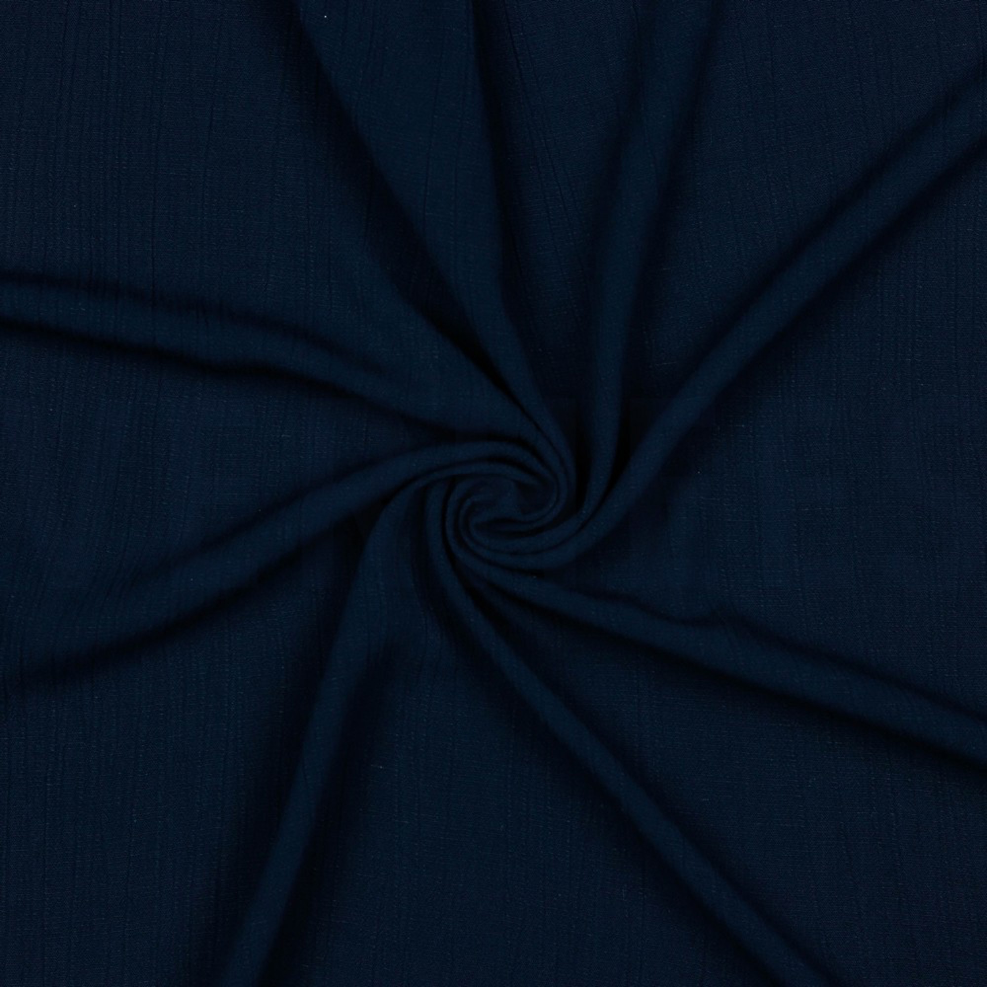 LINEN VISCOSE CRINKLE NAVY (high resolution) #2