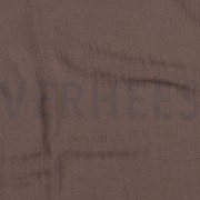 LINEN VISCOSE CRINKLE TAUPE (thumbnail) #2