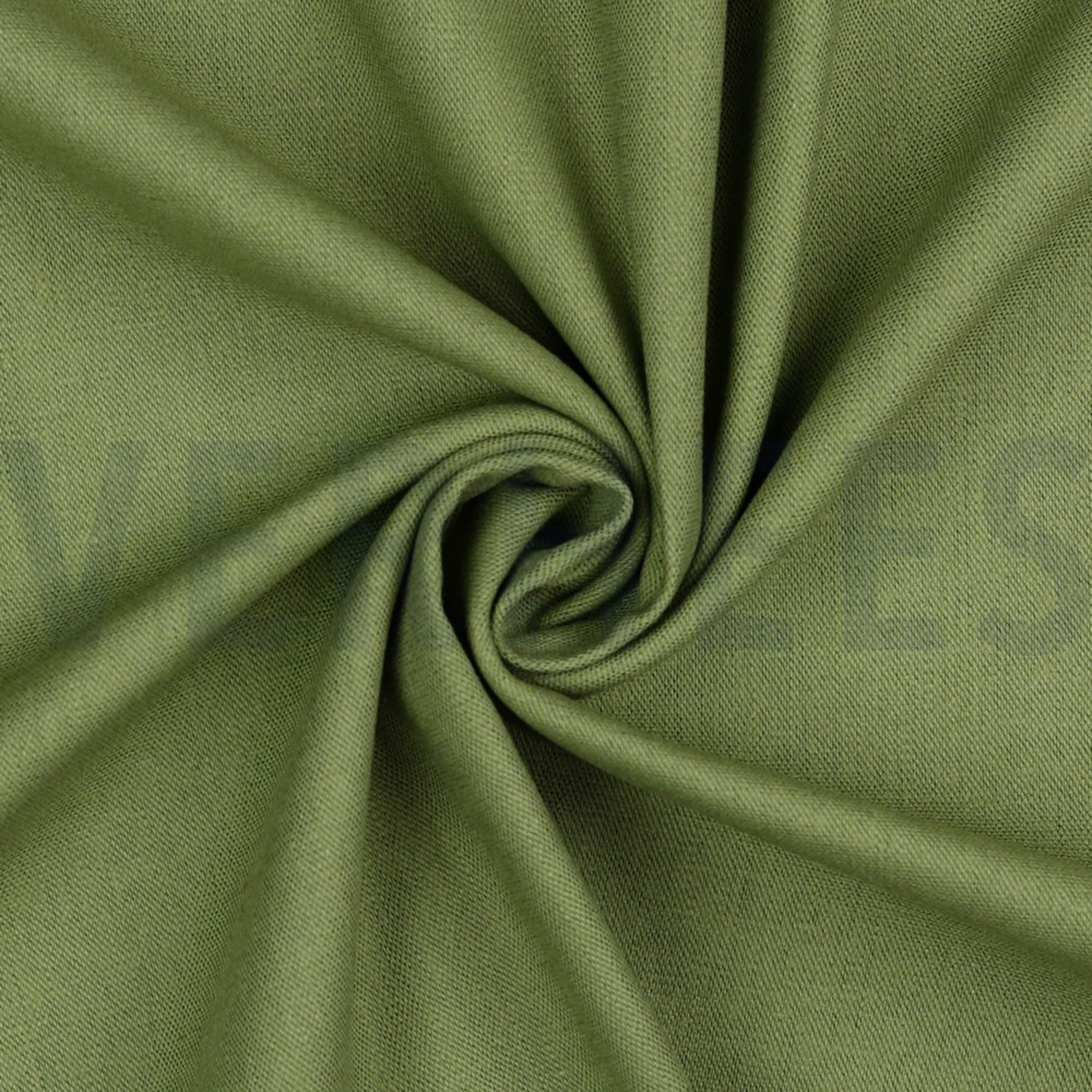 LINEN VISCOSE SPANDEX MOSS GREEN (high resolution) #2