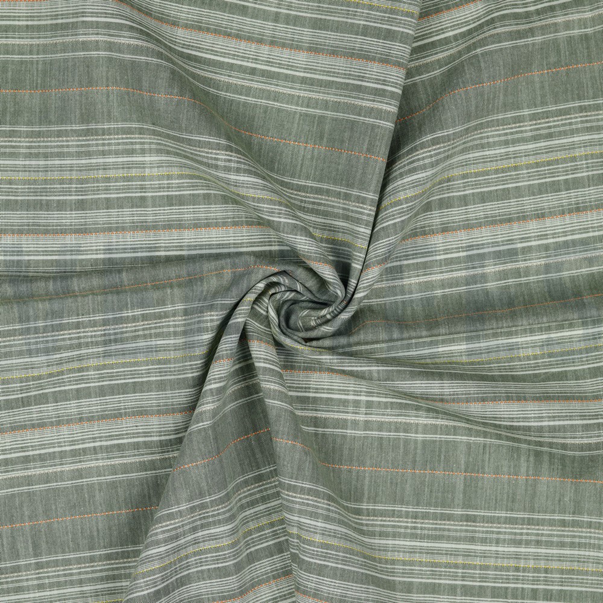 YARN DYED CHAMBRAY OLIVE (high resolution) #2