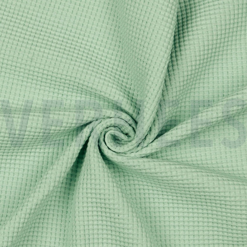 WAFFLE JERSEY GOTS LIGHT GREEN #2