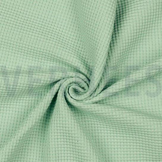 WAFFLE JERSEY GOTS LIGHT GREEN #7