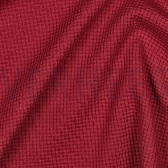 WAFFLE JERSEY GOTS BORDEAUX #7