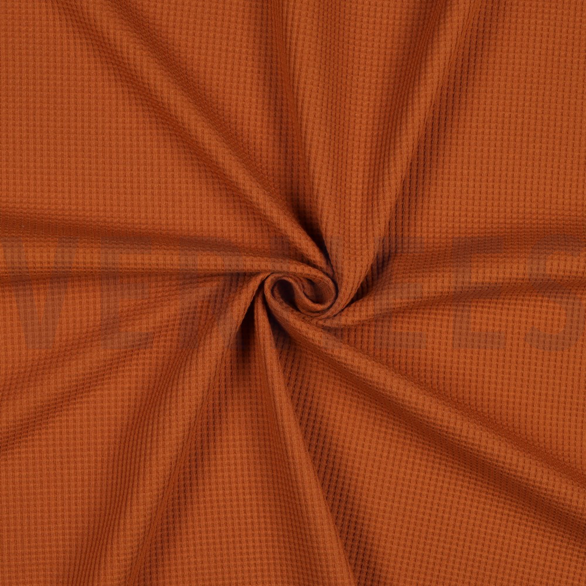 WAFFLE JERSEY GOTS BRIQUE (high resolution) #2