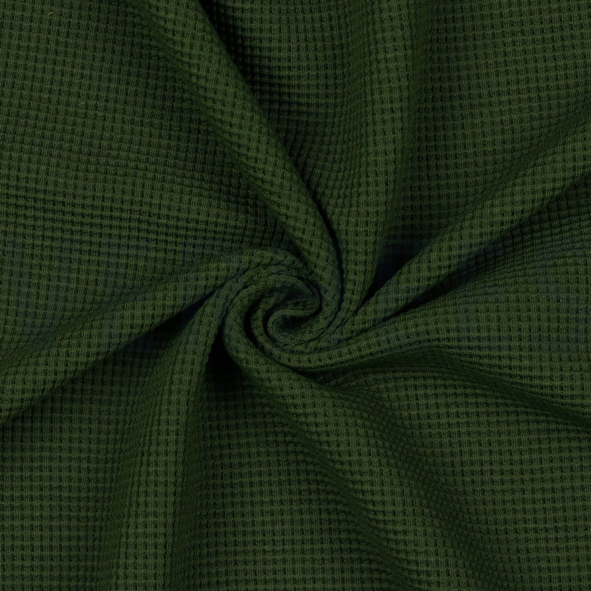 WAFFLE JERSEY GOTS ARMY GREEN (high resolution) #2