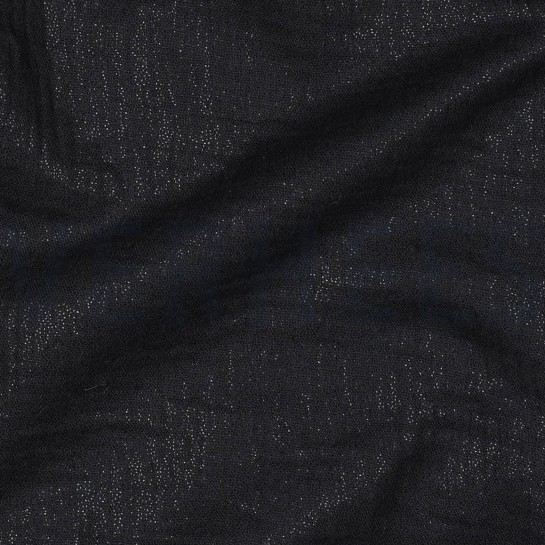 DOUBLE GAZE DE COTON FOIL NOIR #7