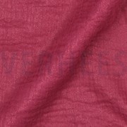 DOUBLE GAUZE FOIL CERISE (thumbnail) #2
