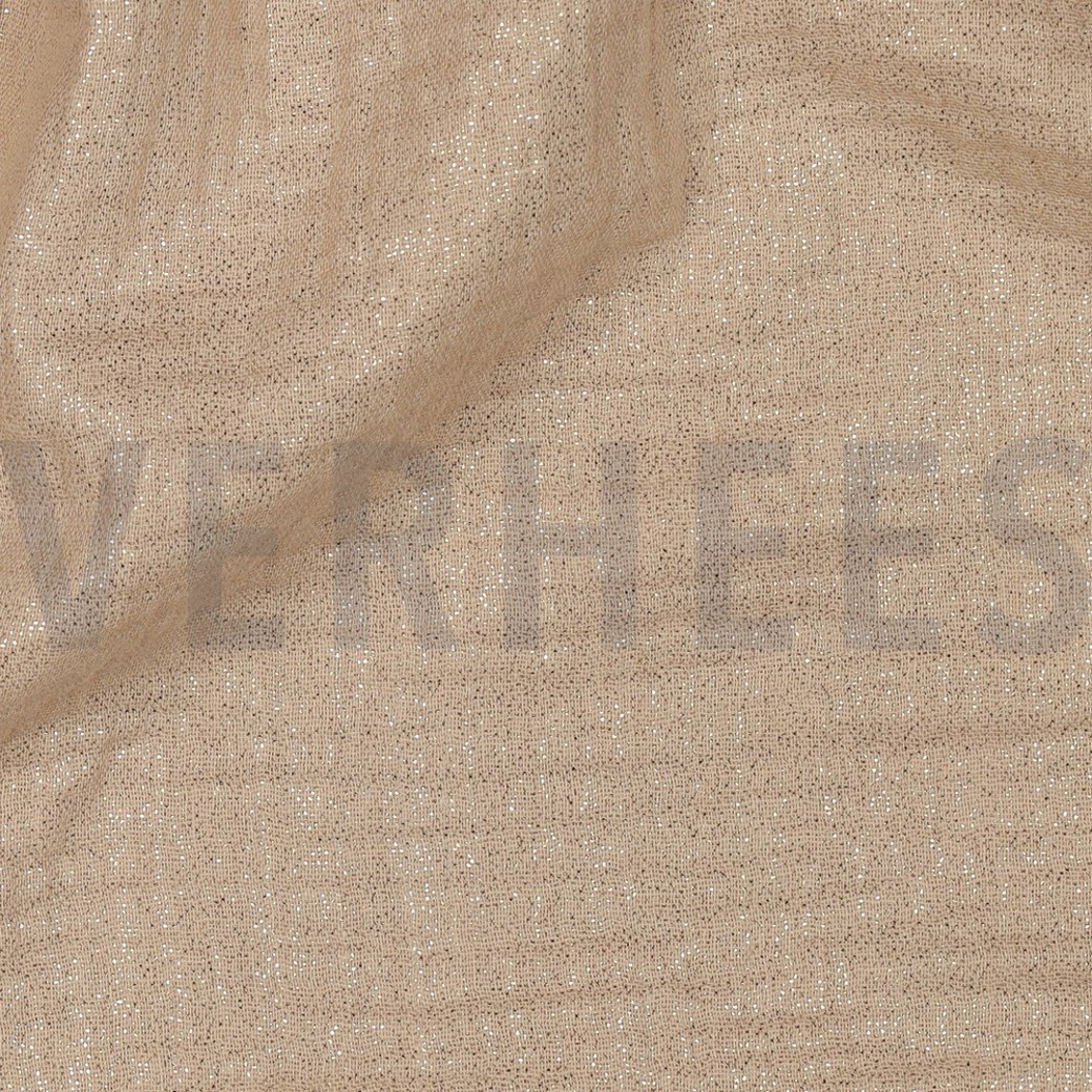 DOUBLE GAUZE FOIL BEIGE #2