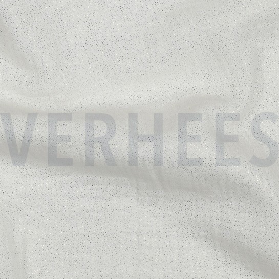 MUSSELIN FOLIE GEBROCHEN WEISS #7