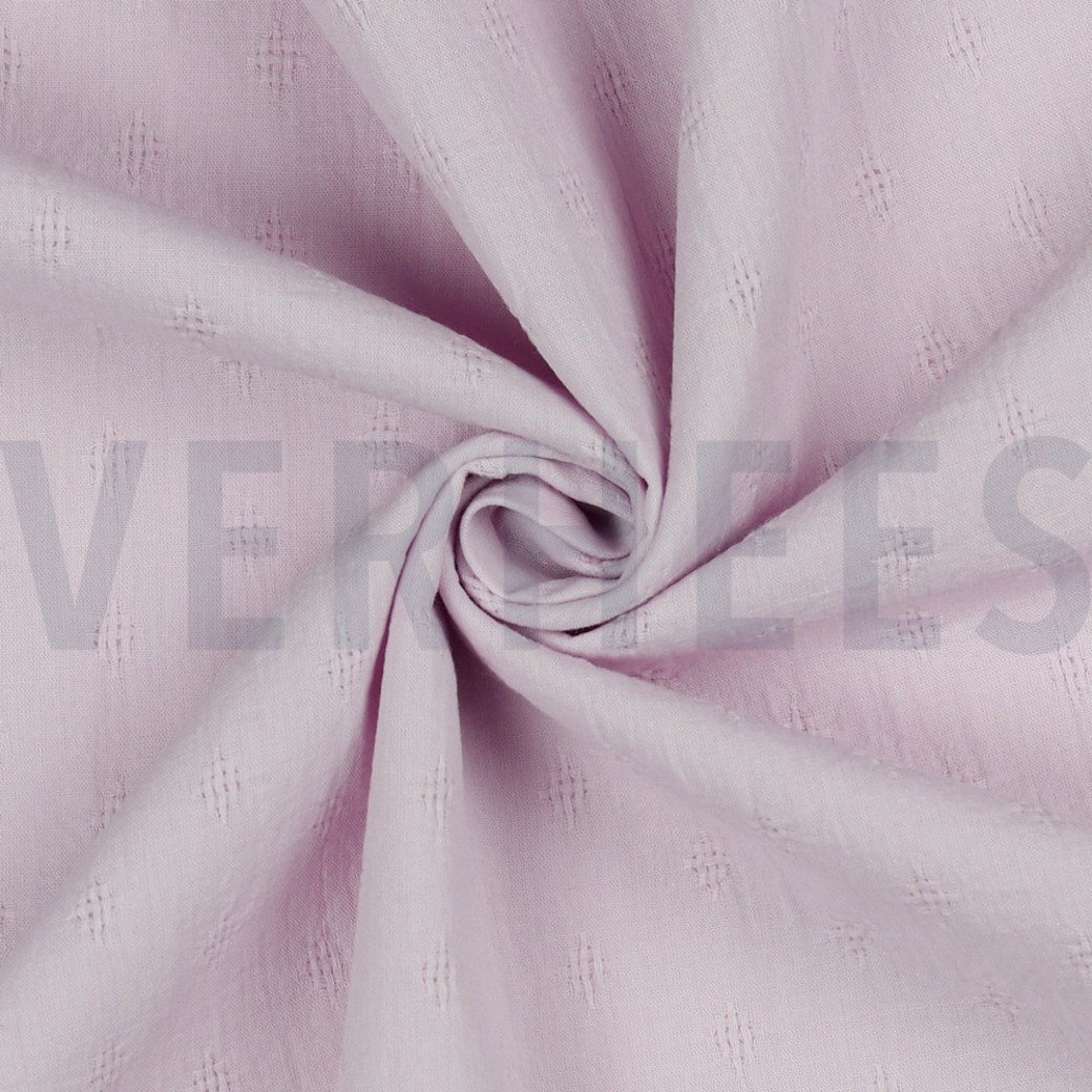 COTTON DOBBY WASHED LILAC #2