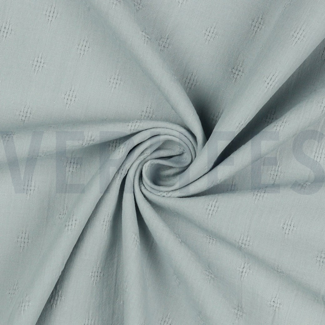 COTTON DOBBY WASHED LIGHT GREY #2