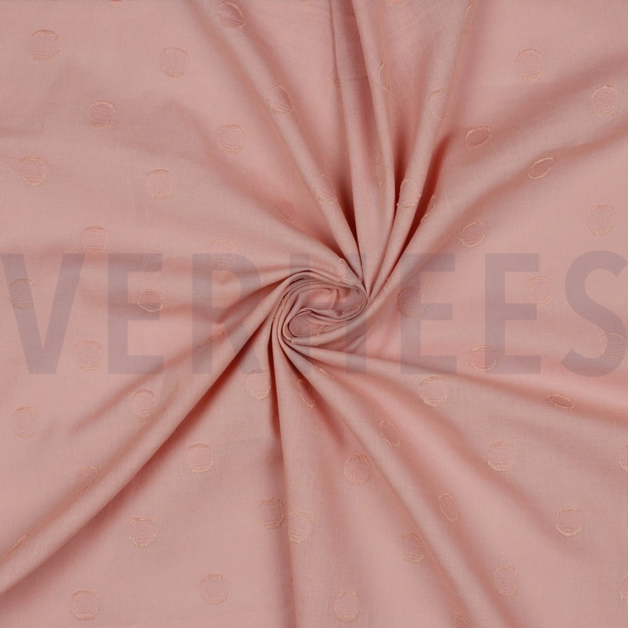 COTTON JACQUARD DOTS OLD ROSE (high resolution) #2