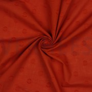 COTTON JACQUARD DOTS BRIQUE (thumbnail) #2