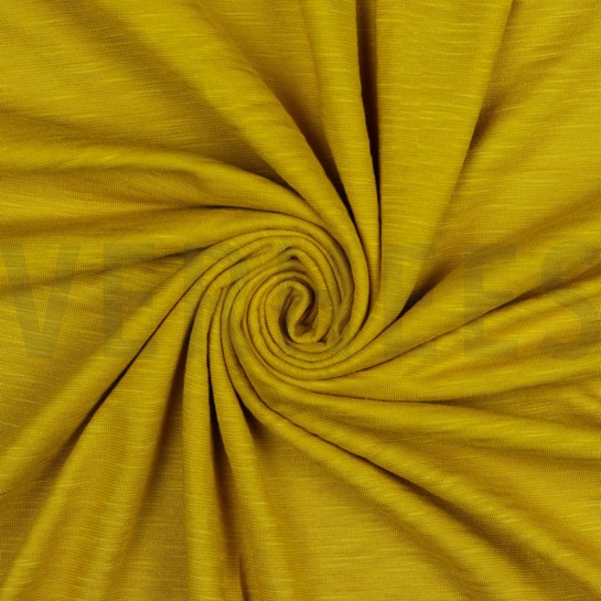 COTTON MODAL SLUB OCHRE #7