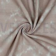 DOUBLE GAUZE DIGITAL TIE DYE BLUSH (thumbnail) #2