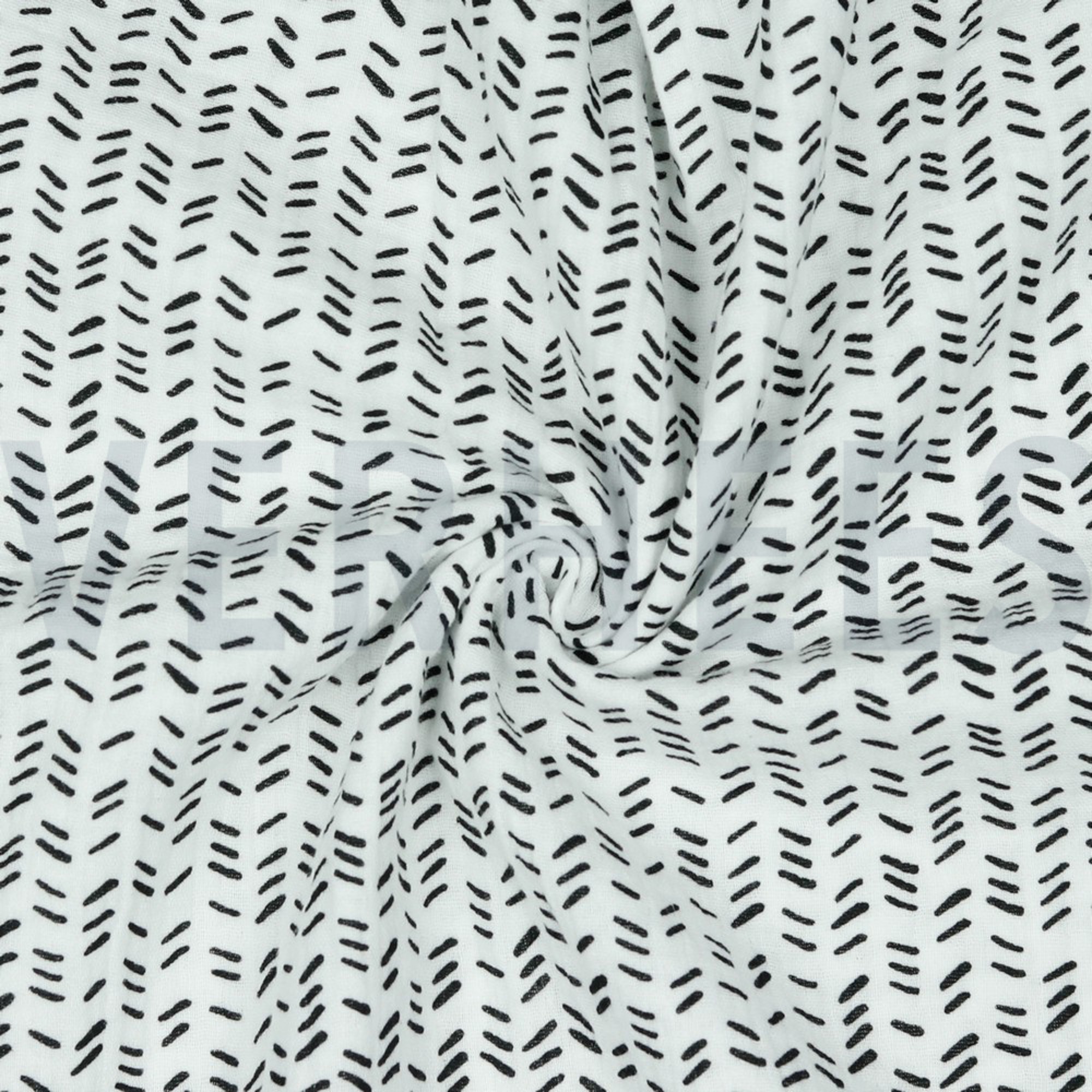 DOUBLE GAUZE STRIPES OFF WHITE (high resolution) #2