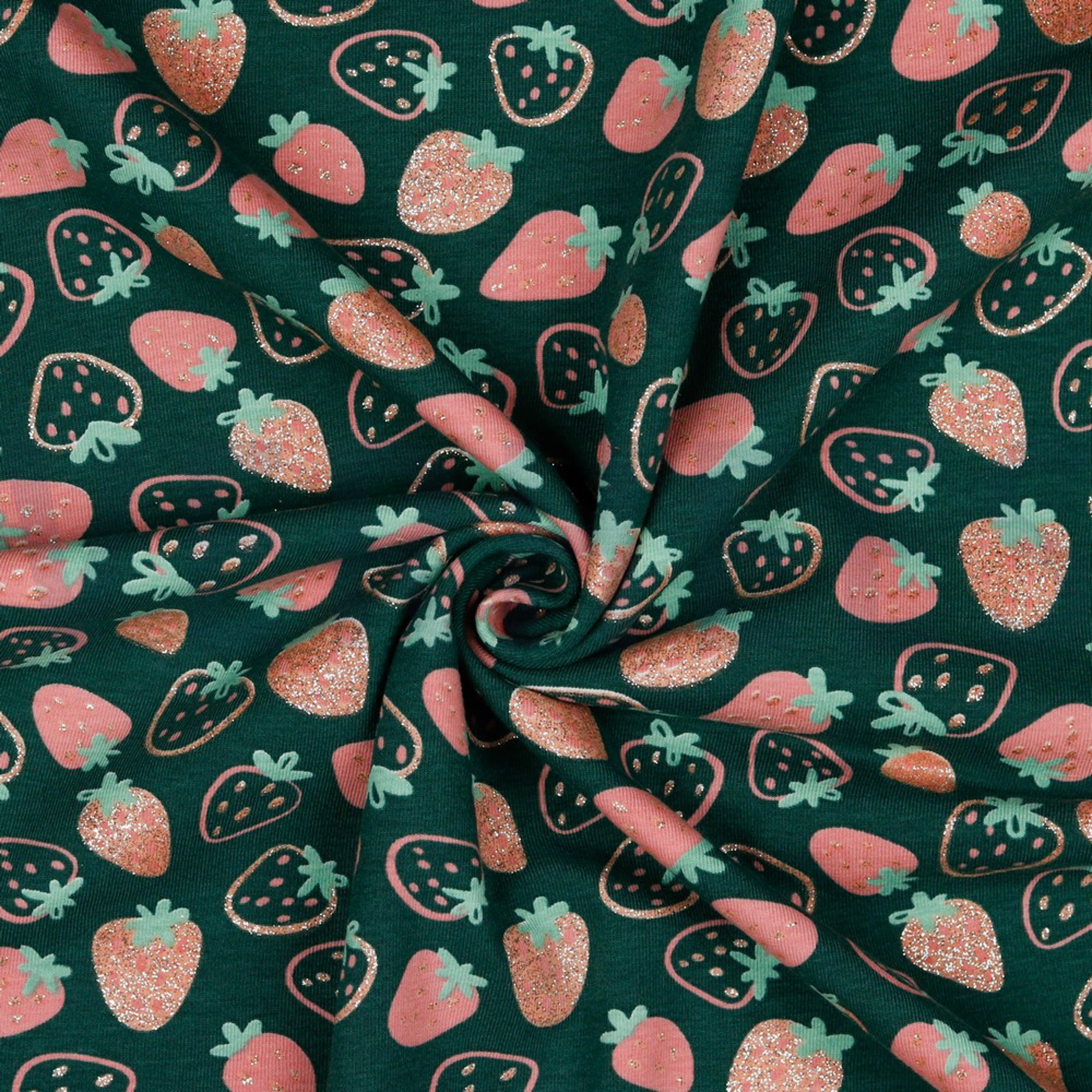 JERSEY GLITTER STRAWBERRY EMERALD (high resolution) #2