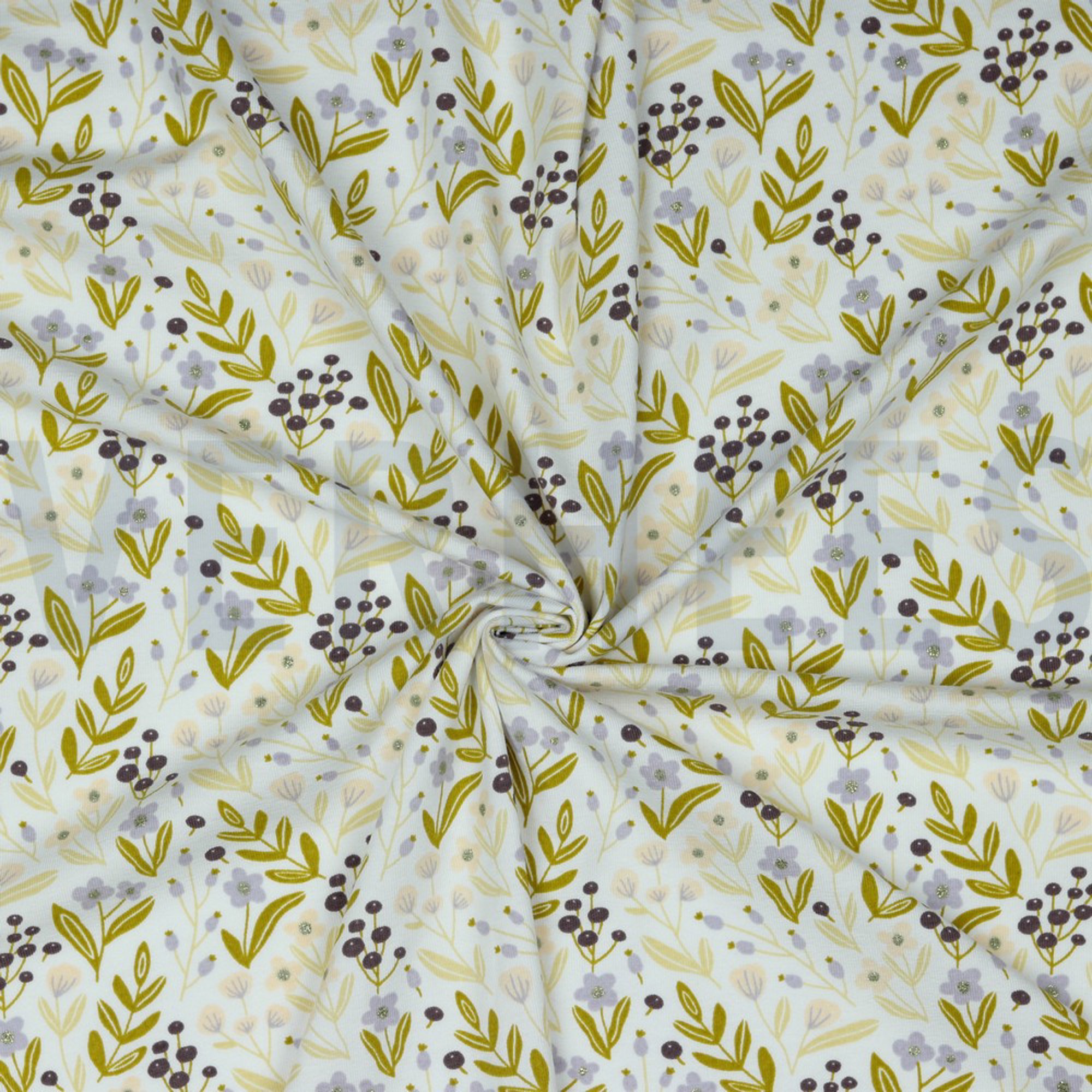 JERSEY GLITTER FLOWERS WHITE (high resolution) #2