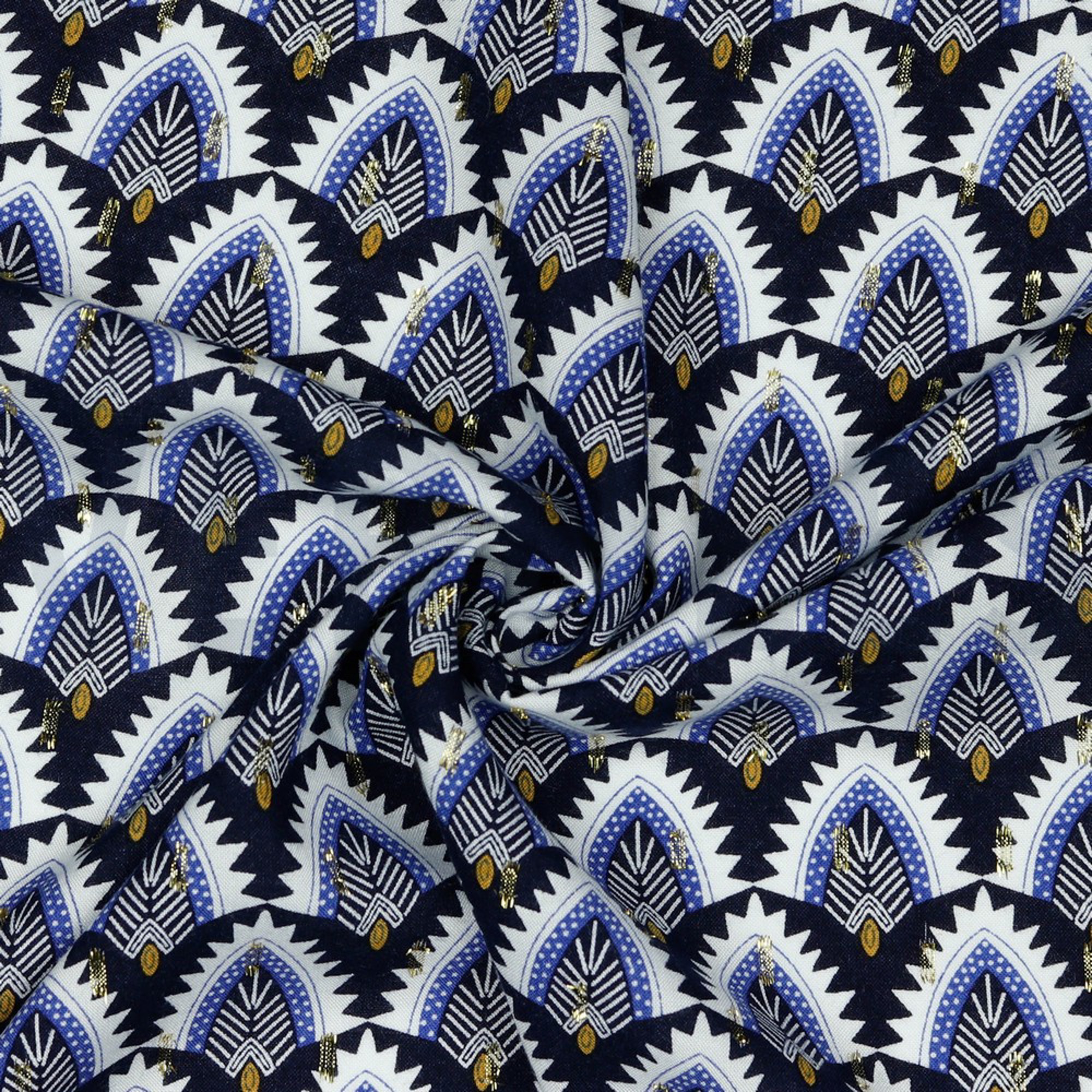 VISCOSE LUREX BOHEMIAN NAVY (high resolution) #2