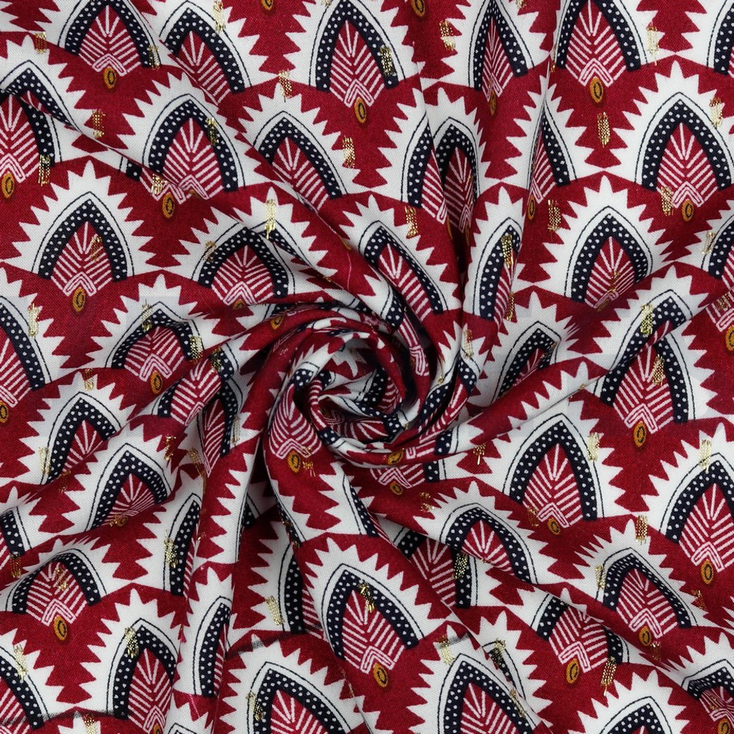 VISCOSE LUREX BOHEMIAN BERRY #2