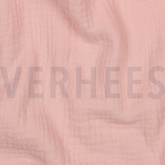 DOUBLE GAUZE LIGHT ROSE #7