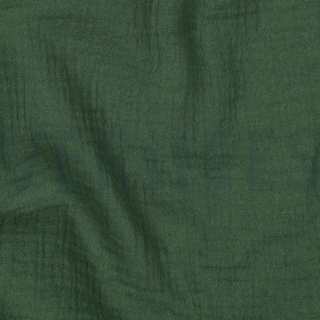DOUBLE GAUZE DARK GREEN #2