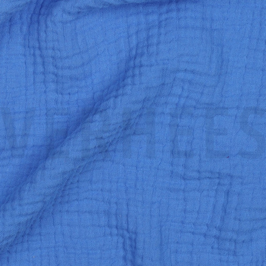 DOUBLE GAUZE ROYAL BLUE #2