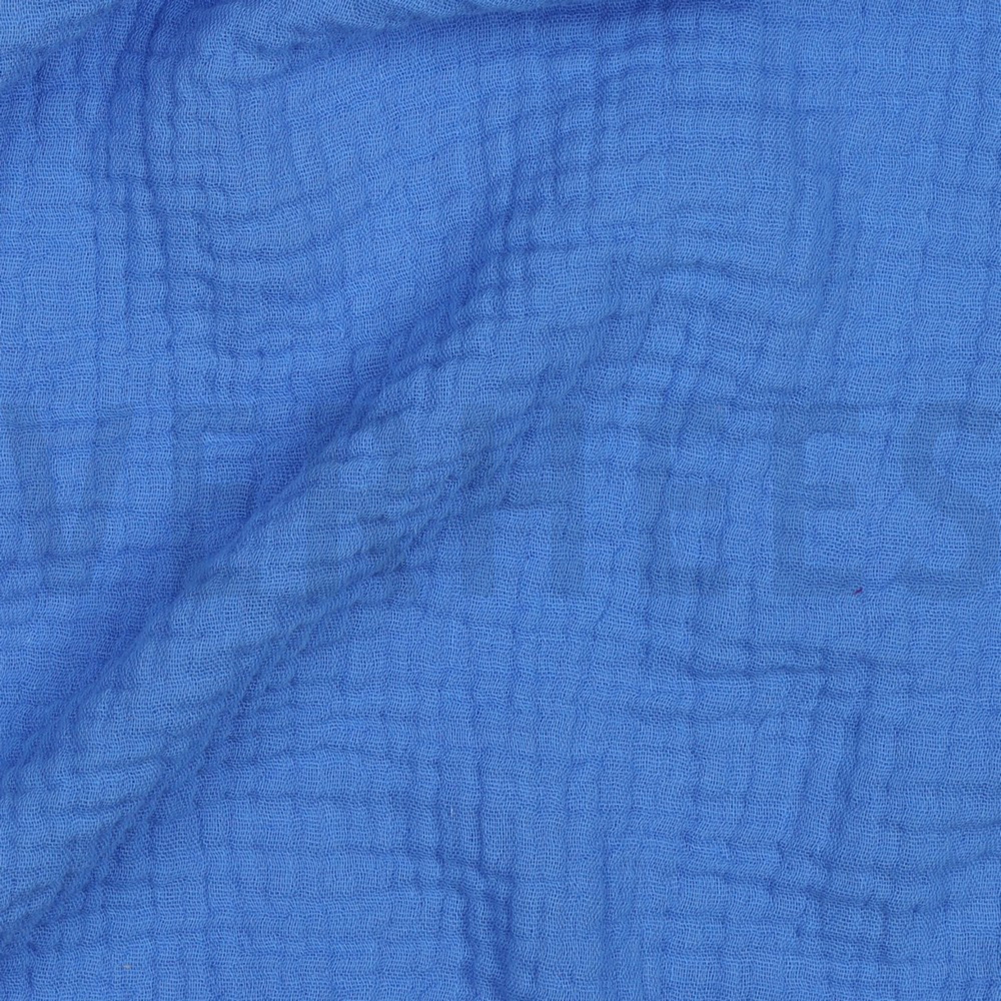 DOUBLE GAUZE ROYAL BLUE (high resolution) #2