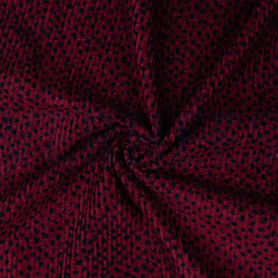 WASHED CORDUROY DOTS BERRY #7