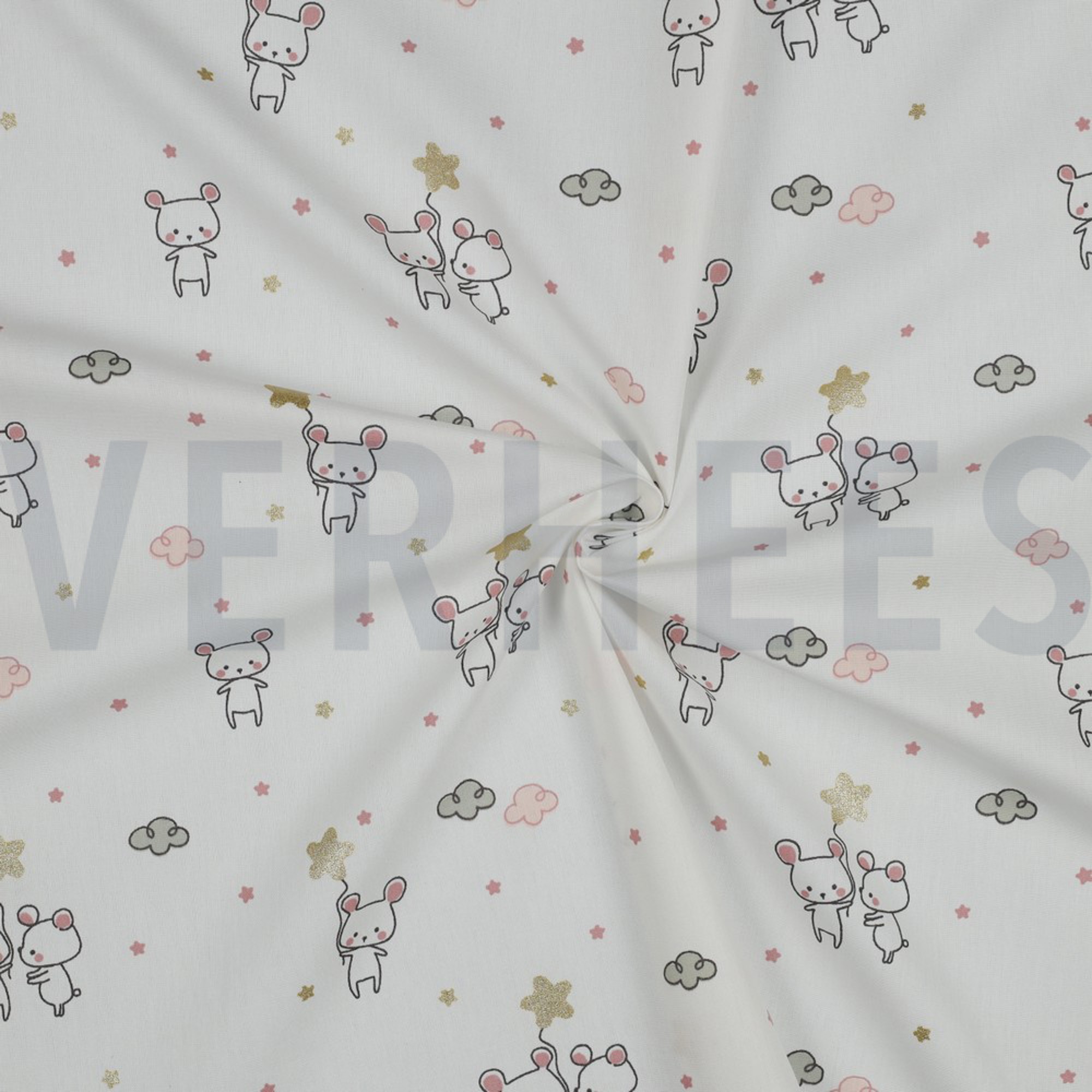 POPLIN GLITTER SWEET MOUSE ECRU (high resolution) #2