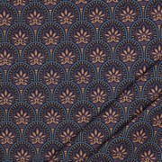 COATED COTTON ABSTRACT NAVY (thumbnail) #2