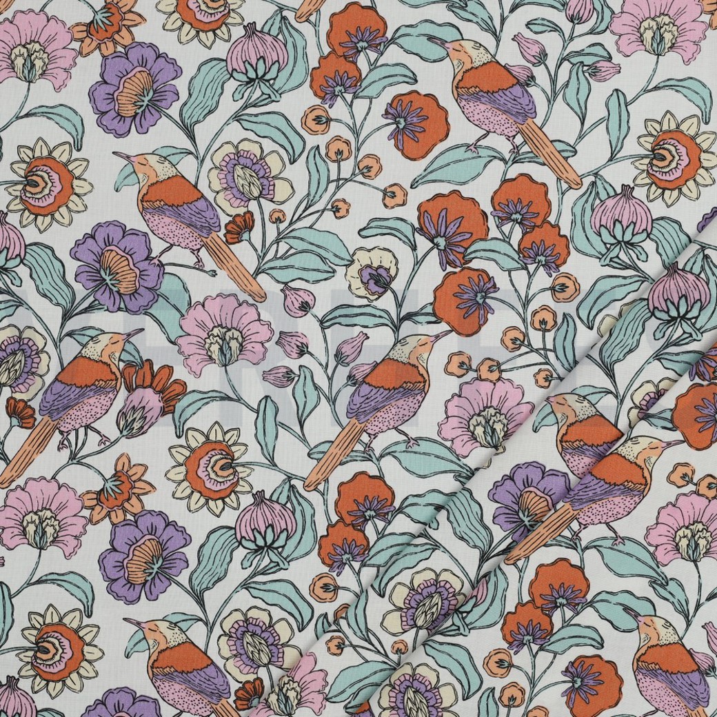 COATED COTTON FLOWERS WHITE #2