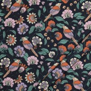 COATED COTTON FLOWERS NAVY (thumbnail) #2