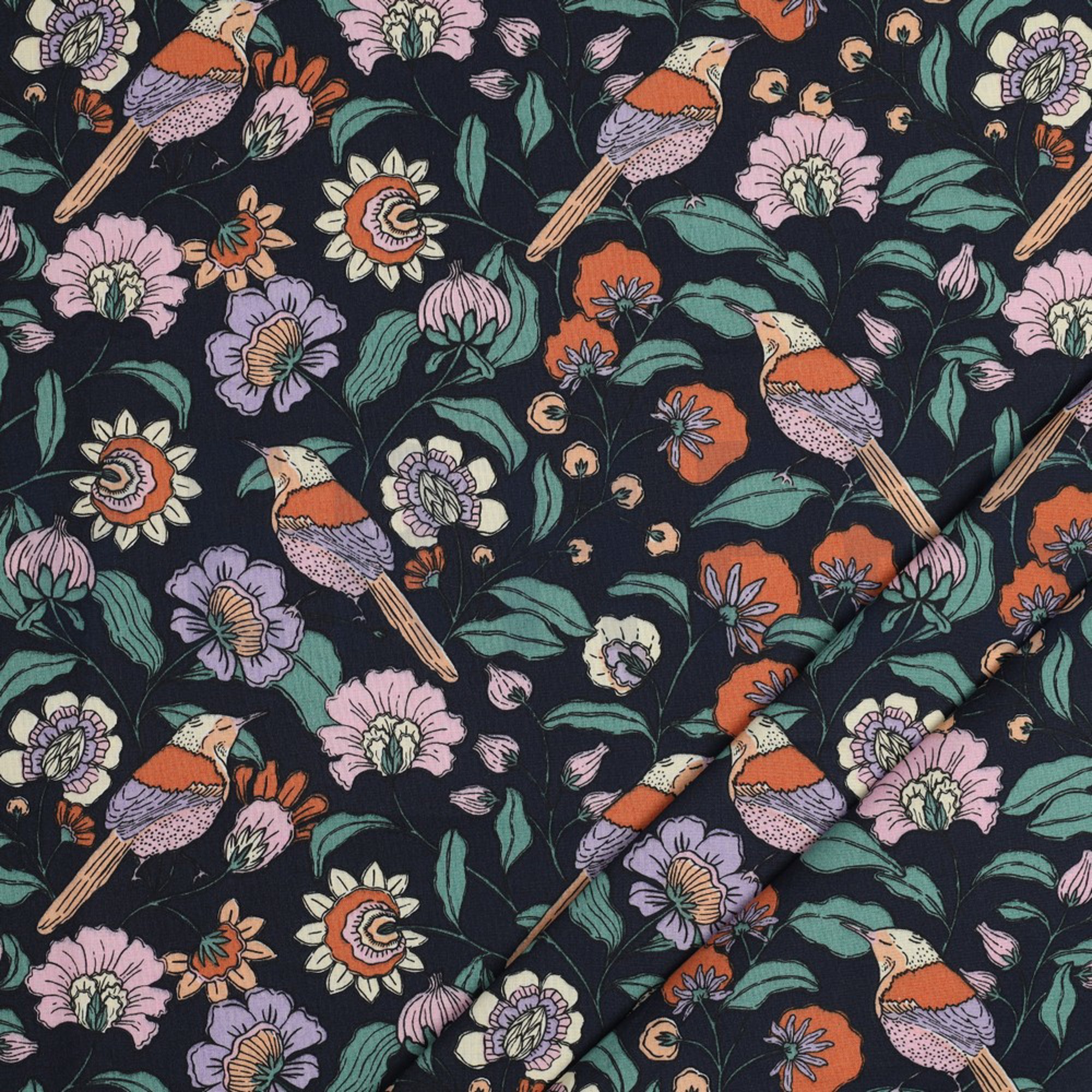COATED COTTON FLOWERS NAVY (high resolution) #2