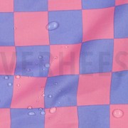 COATED COTTON CHECK BLUE / PINK (thumbnail) #2