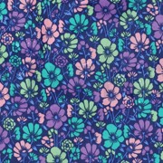 COATED COTTON FLOWERS COBALT (thumbnail) #2