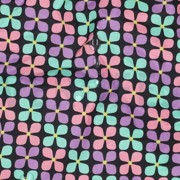 COATED COTTON FLOWERS BLACK (thumbnail) #2