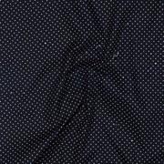 COATED COTTON PETIT DOTS NAVY (thumbnail) #2